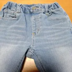 ライトブルー ストレートレッグパンツ