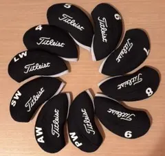 ☆新品☆ Titleist アイアンカバー タイトリスト 10個　黒