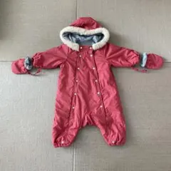 コムサイズム 防寒80センチ　子供用スキーウェア（ファー付きフード）