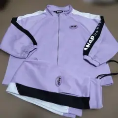 ANAP ラベンダー ジャージ 上下セット 130