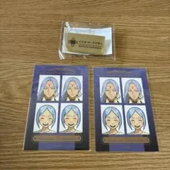 逆転裁判 カプくじ ナユタ ネームプレート 証明写真風ステッカー