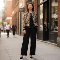 Nana Collection 【Ｌ】ヒョウ柄ジャケット