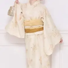 apres jour アソート柄浴衣セット イエロー 黄色 花柄
