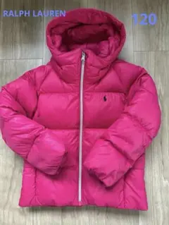 ラルフローレンピンク フード付きダウンジャケット