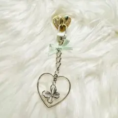 スマホフックキーホルダー⌇グリーン
