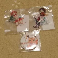 【未開封】DMMスクラッチくじ 魔法先生ネギま！ アクリルスタンド、缶バッジ3種