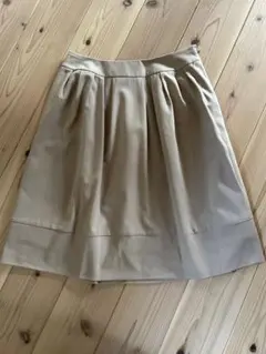 COMME CA ISM ベージュ スカート ひざ丈 M