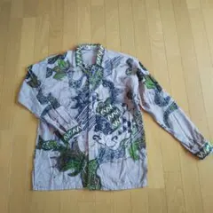 anjanaのユニークプリント 長袖シャツ