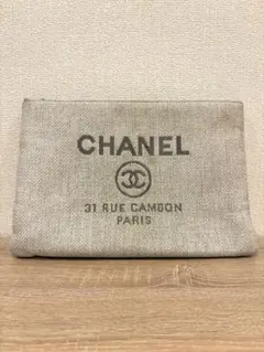 CHANEL ドーヴィル ココマーク クルーズライン クラッチバッグ シャネル