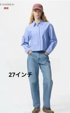 ユニクロ ストレートジーンズ 27