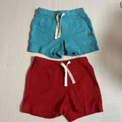 GAP 6-12ヶ月 70 ショートパンツ 半ズボン 2枚セット