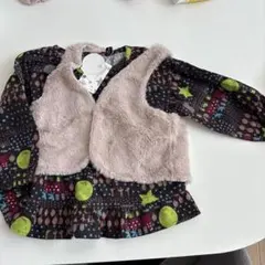 ファーベスト付トップス