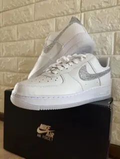 AIR FORCE 1 LOW ホワイト グリッター スウッシュ25.5㎝