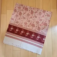 花柄　綿　麻　キャンバス生地 　COTTON こばやし　アラベスク　1m