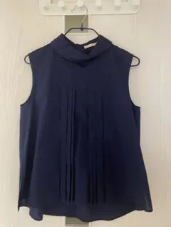 MARNI ネイビー ノースリーブシャツ　UNIQLOコラボ