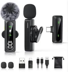【新品未使用】ワイヤレスピンマイク iPhone/iPad/Android 対応のサムネイル