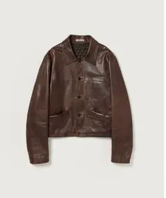 AURALEE 25AW HEAVY LAMB LEATHER BLOUSON3