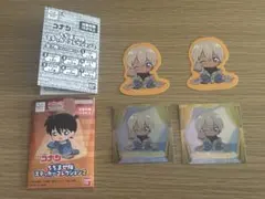 名探偵コナン ちぢませ隊ステッカーコレクション2 安室透 降谷零 4点セット