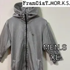 【FranCisT_MOR.K.S.】定価4.5万円ラインストーンジャージ　XL