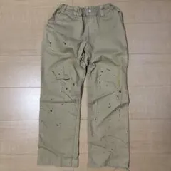 WASK ベージュ ペインターチノパンツ　130㎝