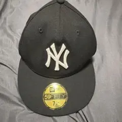 NEW ERA 59FIFTY NYロゴ ブラックキャップ 7 1/4