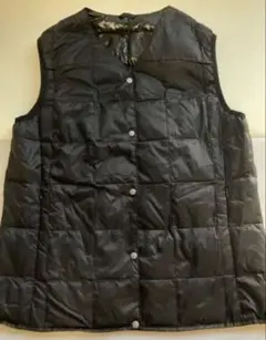 TAION ブラック ダウンベスト