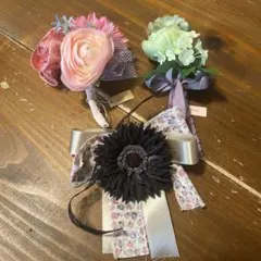 コサージュ3セット/a