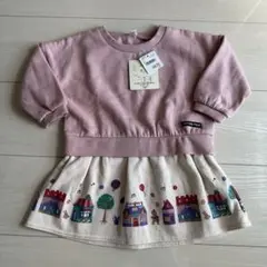 西松屋 ピンク トップス 80 裏起毛