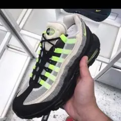 Nike Air Max 95 ブラック/ネオングリーン/DNHMデンハム