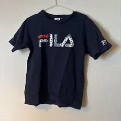 FILA ネイビー 半袖Tシャツ