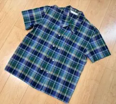 90s Burberry's バーバリーズ チェック柄コットン半袖シャツ