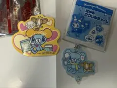 ナルミヤ ポンポネット アクリルキーホルダー ステッカーセット