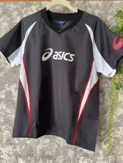 【asics 】バレーボール半袖ピステ◇シャカシャカ◇ユニセックス『S』