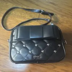 Pium ハートリボンキルティングポシェット