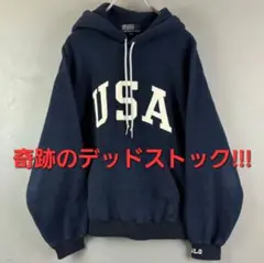 【激レア】ラルフローレン　フリースパーカー　紺　USA　90s　Y2K【新品】