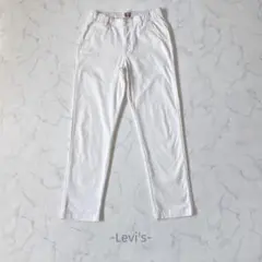 Levis/チノパン/72-88/白/テーパード/美脚/カジュアル/訳あり品