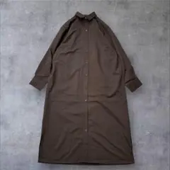 ★美品◆アーバンリサーチドアーズ◆ ピーチスキンシャツワンピース