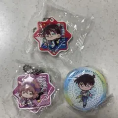 名探偵コナン ちびキャラキーホルダー3個セット