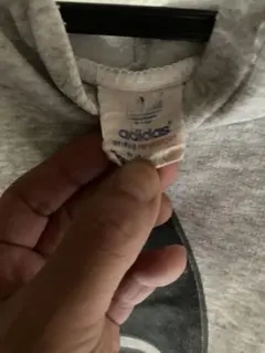 80s old adidas デカロゴ パーカー y2k トレフォイル デザント