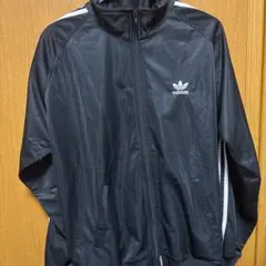 adidas 黒 ジャージ L トラックジャケット