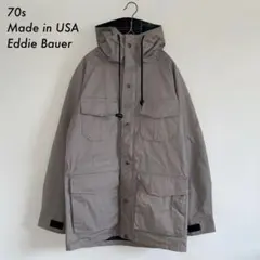 70s アメリカ製 エディーバウアー マウンテンパーカー グレー Eddie