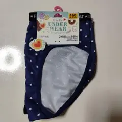 TOPVALU 女の子用ショーツ 160サイズ 2枚組ガールズショーツインナー