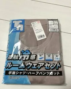 接触冷感ルームウェアセット　半袖シャツ・ハーフパンツセット