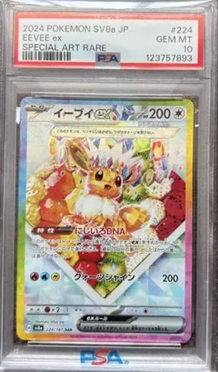 PSA10】イーブイex SAR テラスタル 224/187 - メルカリ