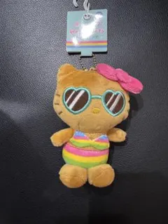 日焼けキティ　キティー　日焼け　サンリオ　マスコットチャーム