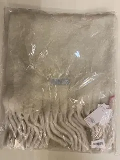 FURFUR（ファーファー）ロゴ刺繍フリンジストール マフラー