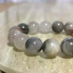 メ*0様 ガーデンクォーツ ✧ 癒し・安定 粒14mm 内径18cm 重量58g