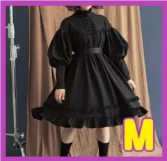 レディース ワンピース M 黒 ゴスロリ ロリータ 地雷系 病みかわ コスプレ
