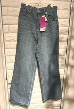 2PINK★サスペンダー付き デニムパンツ ブルー　Lのサムネイル