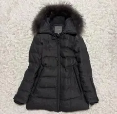 未使用級/L✨デュベティカ ダウンコート BLODWEN リアルファー グレー